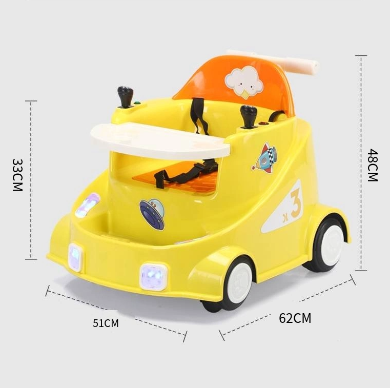 Juguete Coche eléctrico para niños, andador con control remoto / Baby Walker Toy Car