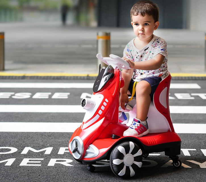 Juguete Coche eléctrico para niños que hace Burbujas, control remoto / Baby Bubble Car